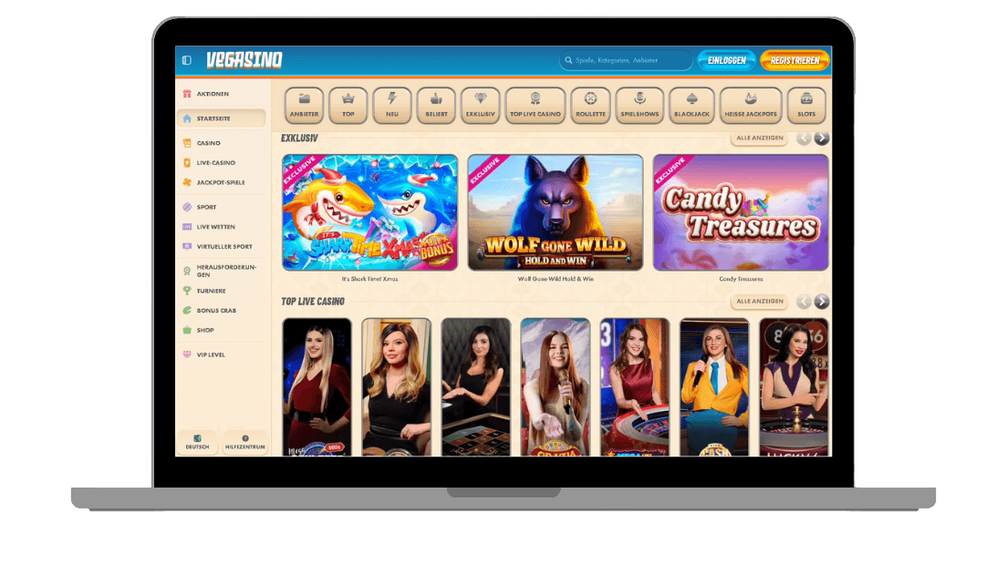 Vegasino Online-Casino